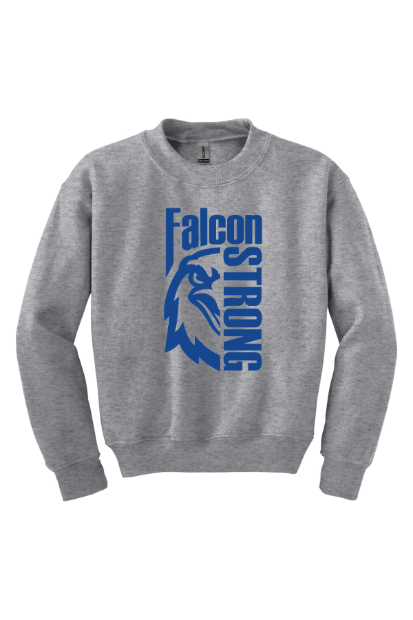 *Uniform Approved* Crewneck Sweatshirt with Falcon Face Design