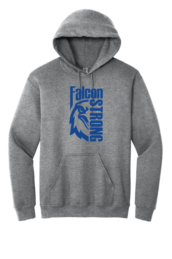 *Uniform Approved* Hooded Sweatshirt with Falcon Face Design