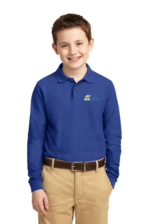 *Uniform Approved* YOUTH Long Sleeve Polo