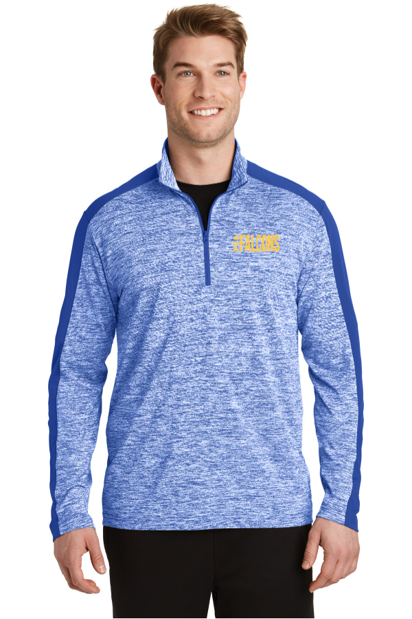 *Uniform Approved* ADULT Electric Heather 1/4-Zip Pullover