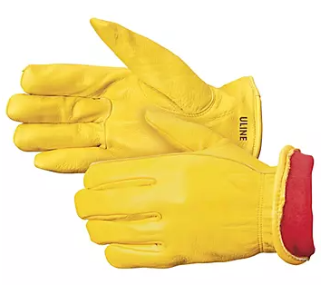 S-16974 DEERSKIN LEATHER GLOVES-LINED