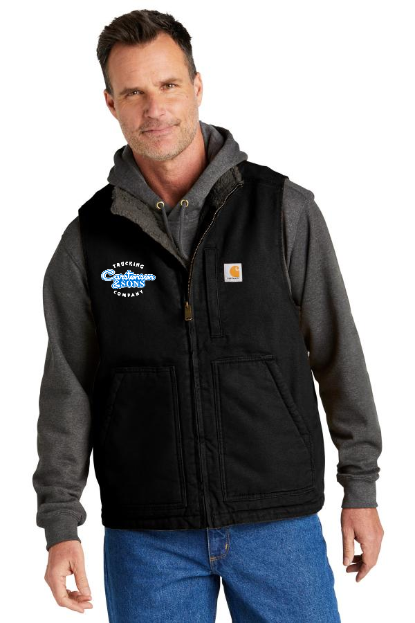 CT104277 CARHARTT Sherpa-Lined Mock Neck Vest RCL