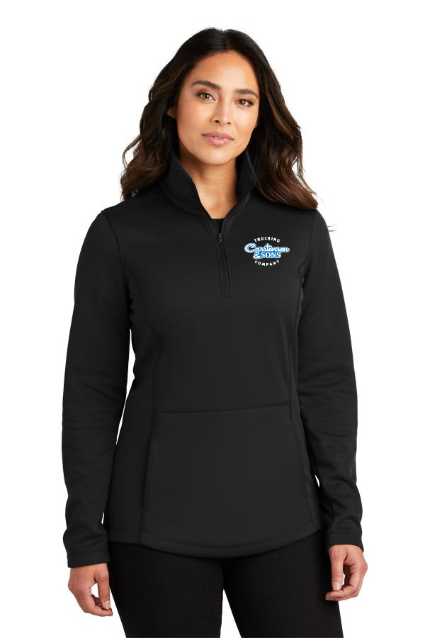 L804 Women's Smooth Fleece 1/4-Zip L804 LCL