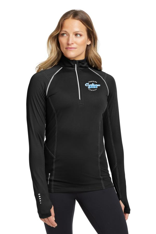 LOE335 OGIO Women's Nexus 1/4-Zip Pullover LCL