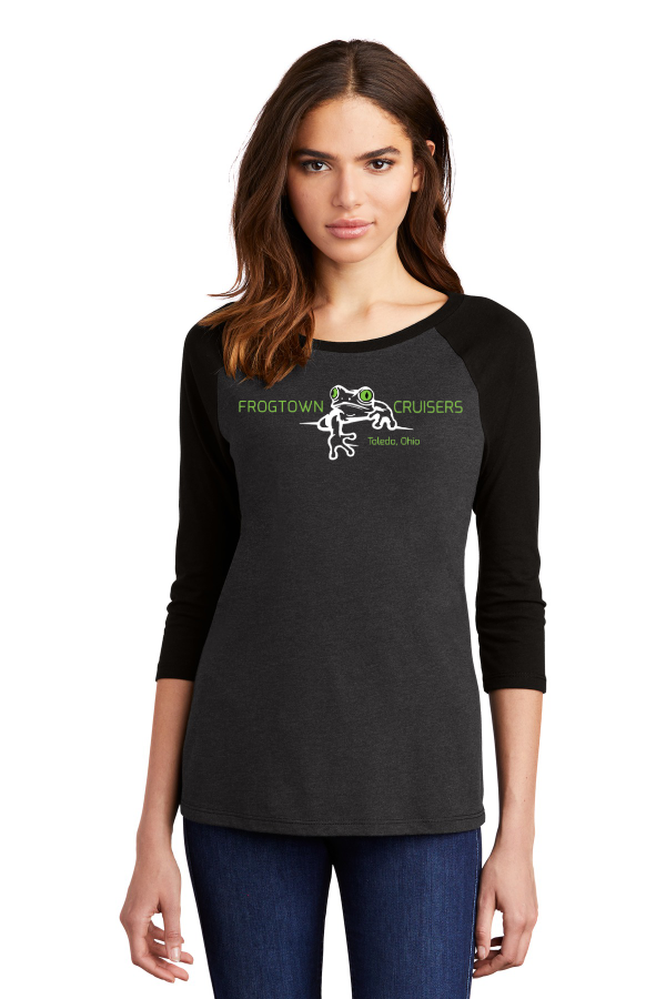 Women s Perfect Tri 3/4-Sleeve Raglan