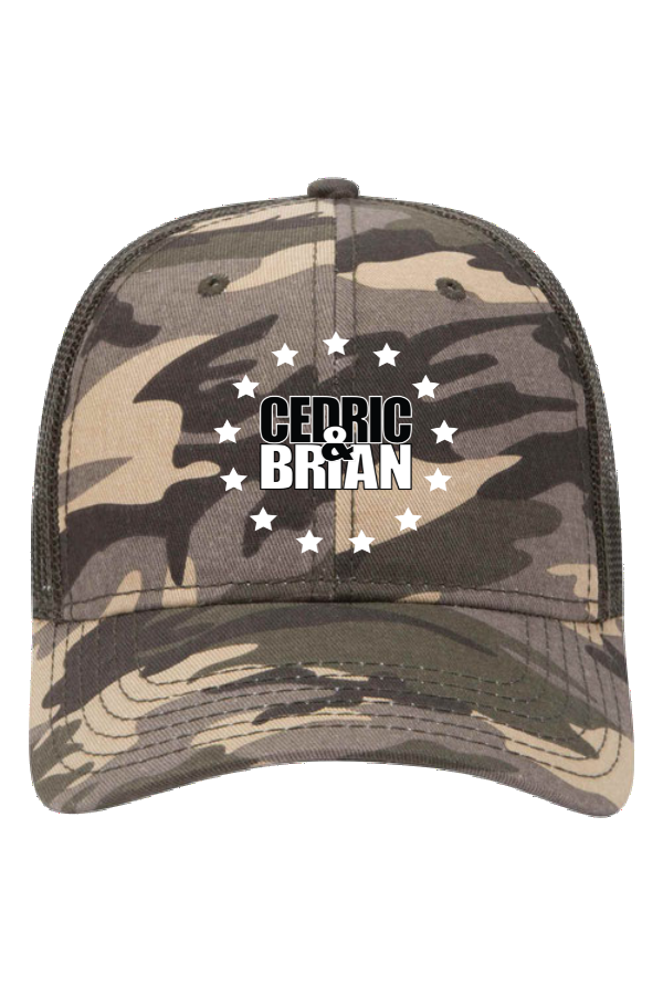 Olive Camo Snapback 105-1247 C&B Stars