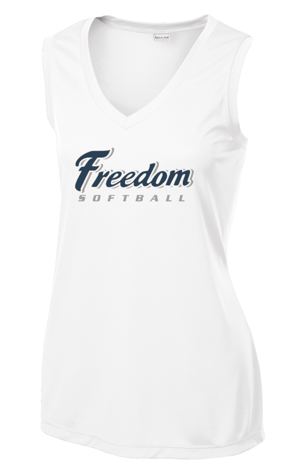 Ladies Sleeveless PosiCharge Competitor V-Neck Tee