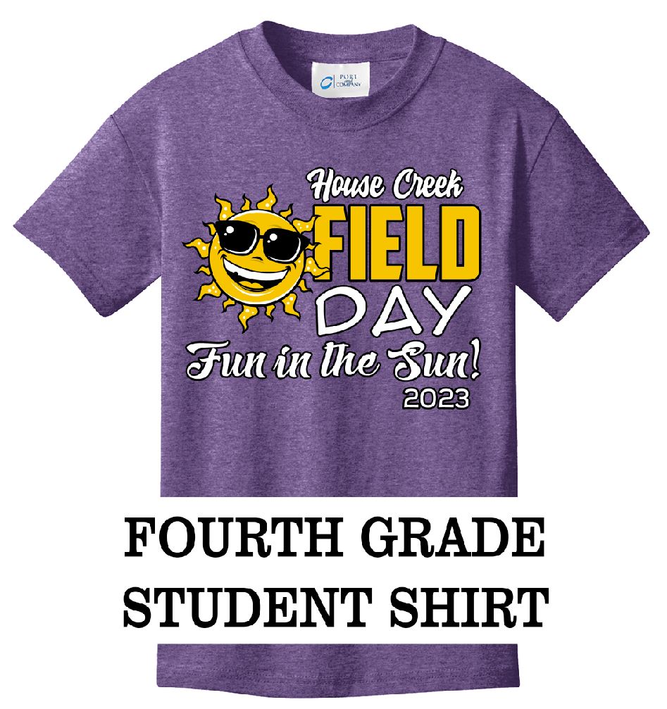 Fourth Grade Student Shirts