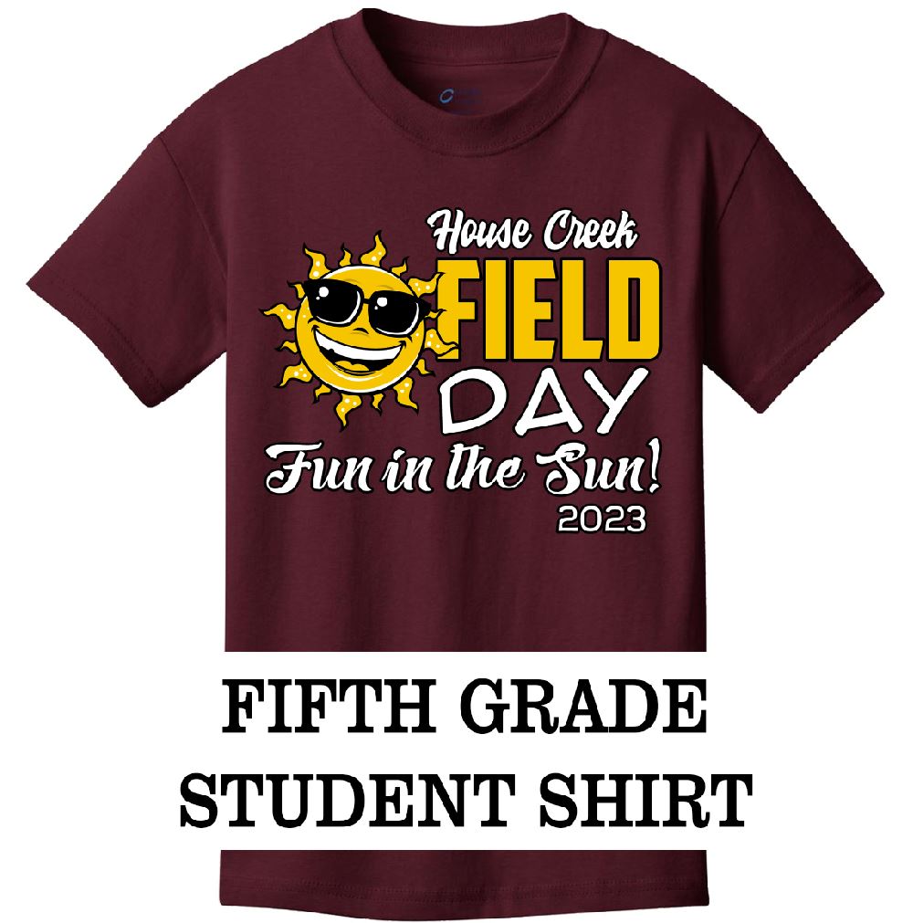 Fifth Grade Student Shirts