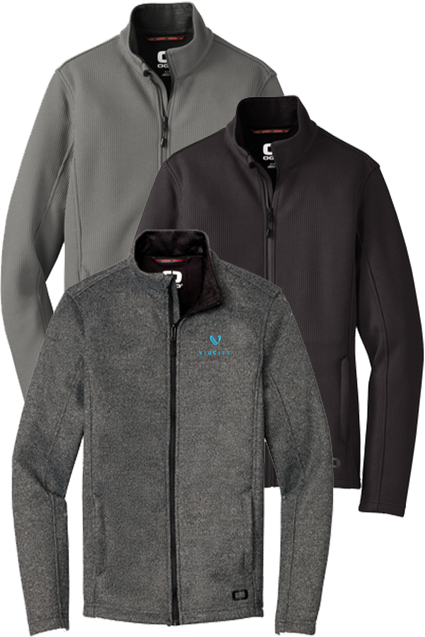 Men's Ogio Textured Fleece Jacket