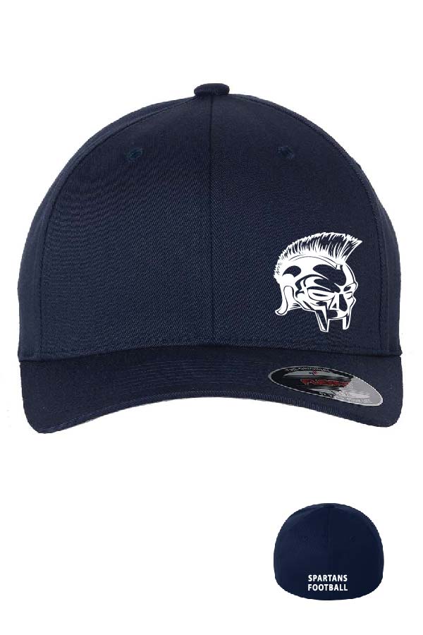 Design 3 - Flex Fit Hat with Front and Back Logo