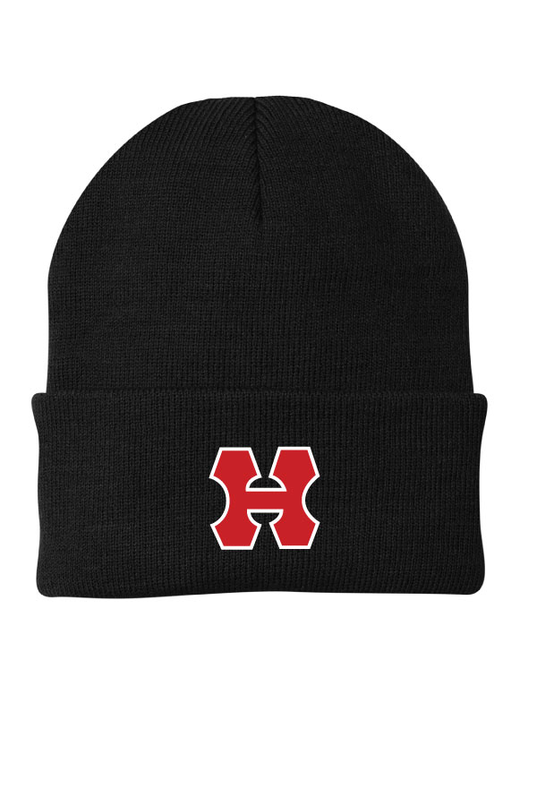 Black Foldover Beanie, H only