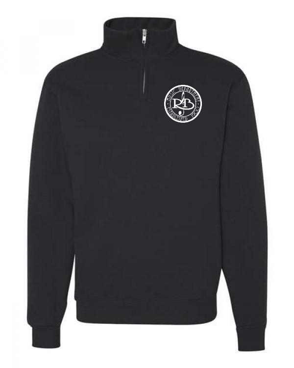 Cadet Collar Quarter-Zip Sweatshirt - Seal logo 995