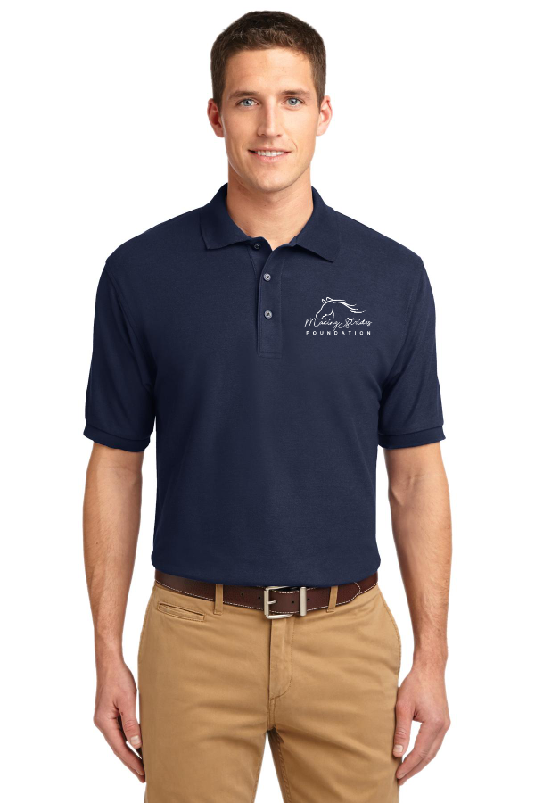 Making Strides Embroidered Silk Touch Polo K500