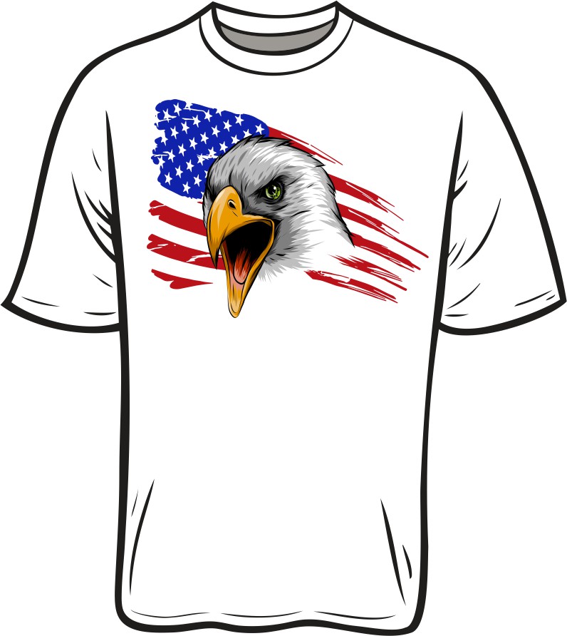 Patriotic American Eagle