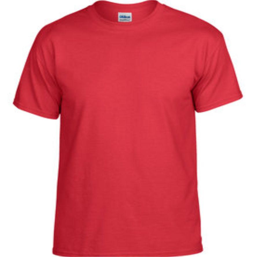 Red Gildan Adult 50/50 T-Shirt