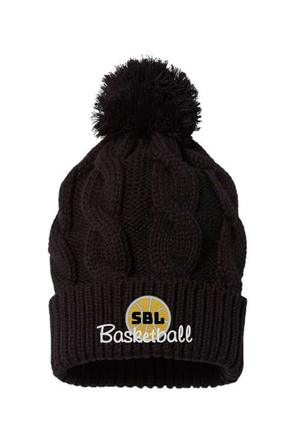 Warriors Basketball Pom Beanie 141R