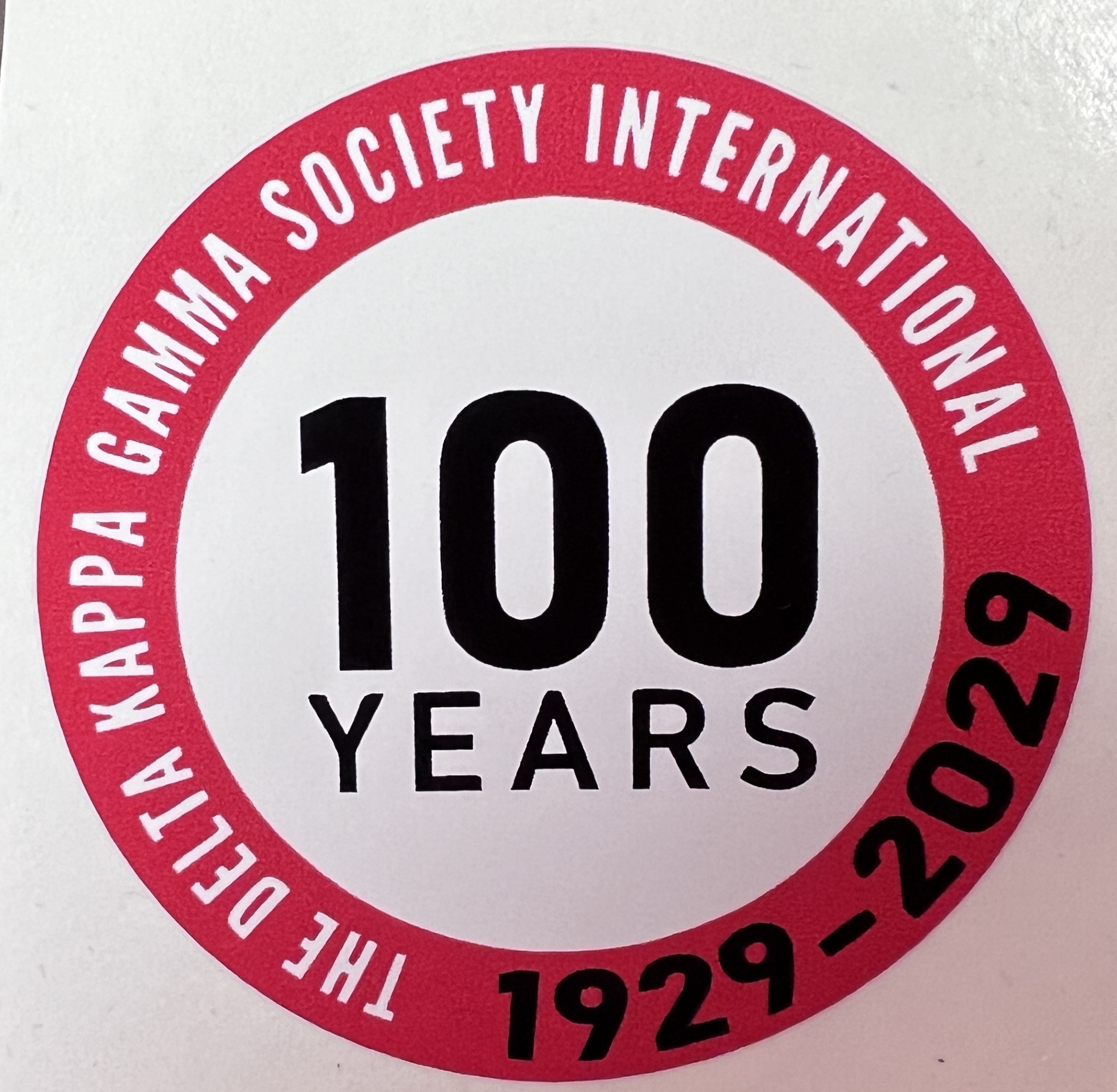 DKG Centennial Sticker