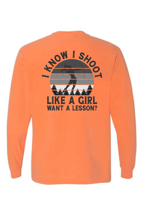 SBL Shoot Like a Girl Archery Long Sleeve Tee 6014