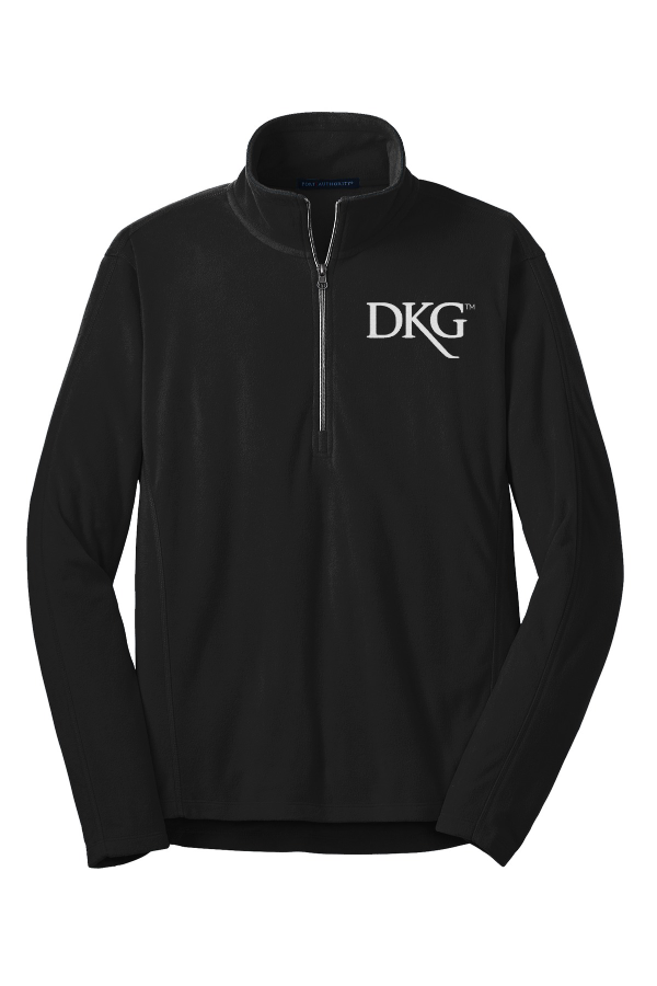 DKG Mens 1/2-Zip Pullover with embroidery