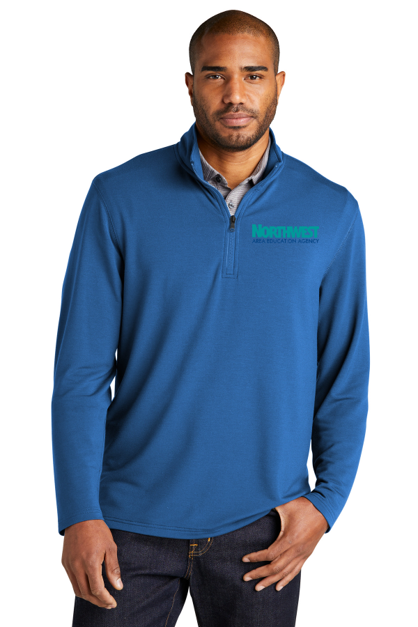 Port Authority Microterry 1/4-Zip Pullover