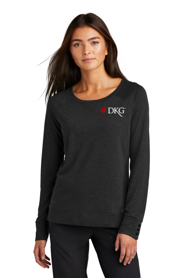 DKG Long Sleeve Scoop Neck LOG150 EMB