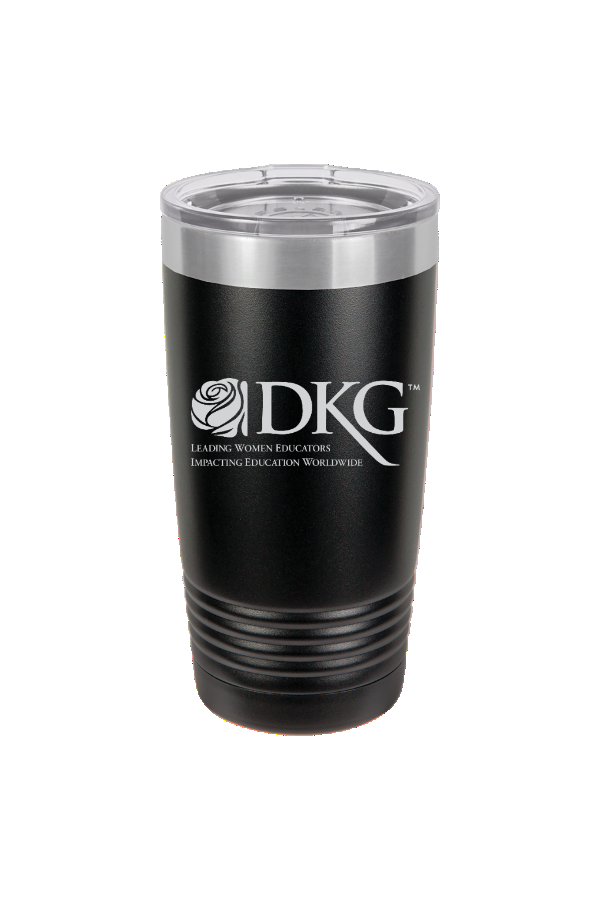 DKG Black 20 oz. Tumbler with Clear Lid