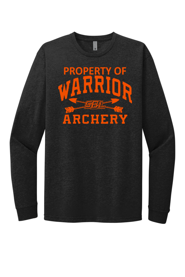 Property of Warrior Archery CVC Long Sleeve Tee NL6211