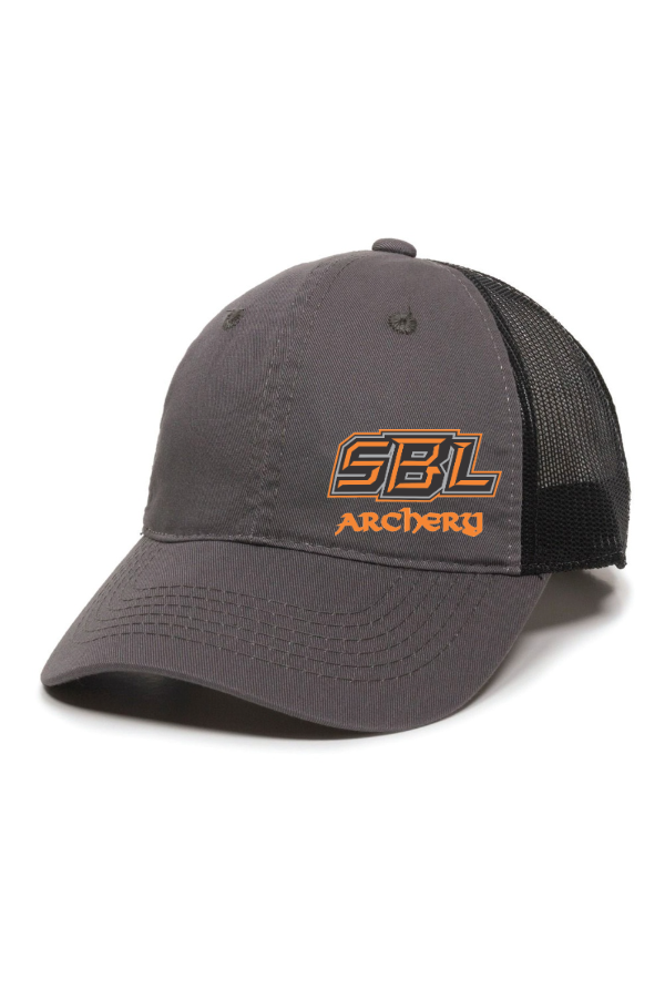 SBL Archery Garment Washed Trucker Cap ODFWT130