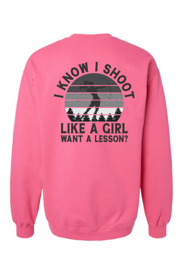 SBL Shoot Like a Girl Crewneck Sweatshirt SF000