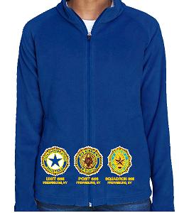 E005 TT90w Embroidered Team 365 Ladies Campus Microfleece Jacket