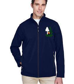 E004 88184 Core 365 Men's Cruise Two-Layer Fleece Bonded Soft Shell Jacket