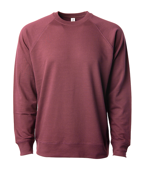 A010 SS1000C Unisex Lightweight Terry Crewneck