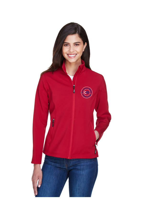 78184 Ladies Two-Layer Fleece Bonded SoftShell Jacket