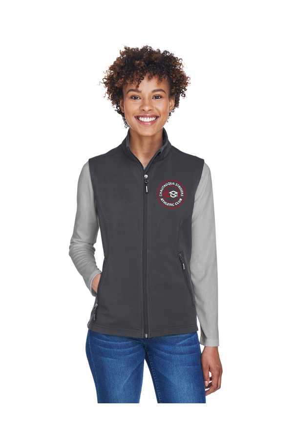 CE701W Ladies Cruise Two-Layer Fleece Bonded SoftShell Vest