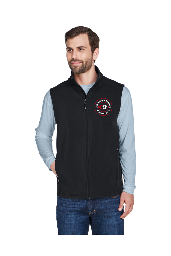 CE701 Men s Cruise Two-Layer Fleece Bonded Soft Shell Vest