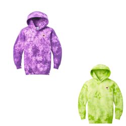 Youth Tie Dye Pullover Hoodie