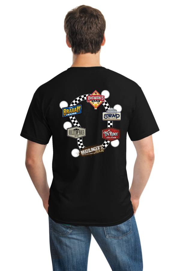 Bar Crawl Heavy Cotton 100% Cotton T-Shirt