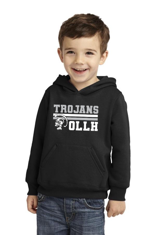 Port & Company Toddler Core Fleece Pullover Hooded Sweatshirt