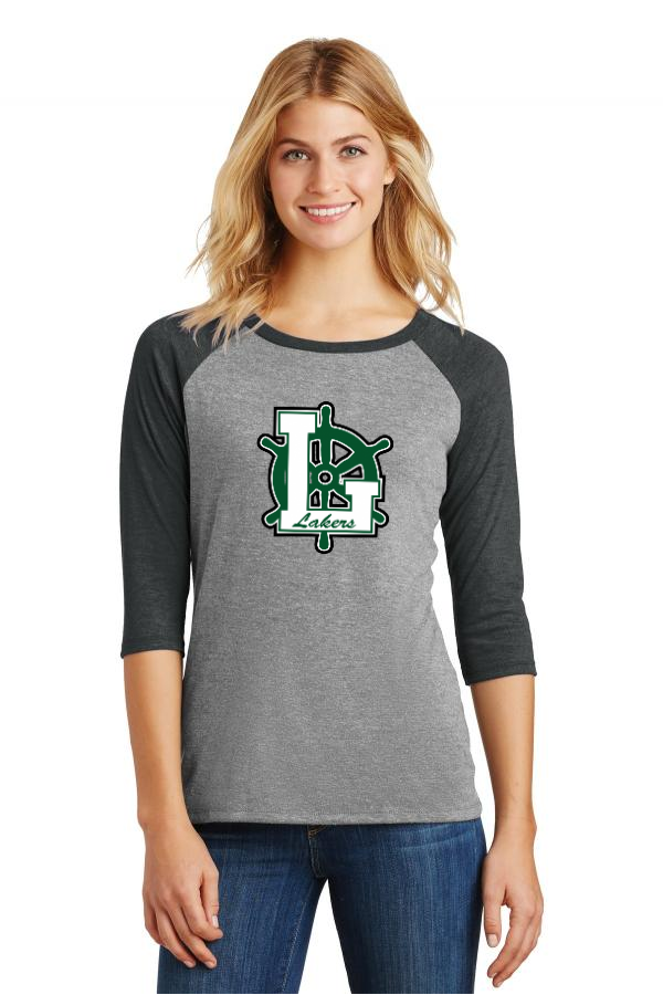 Women s Perfect Tri 3/4-Sleeve Raglan