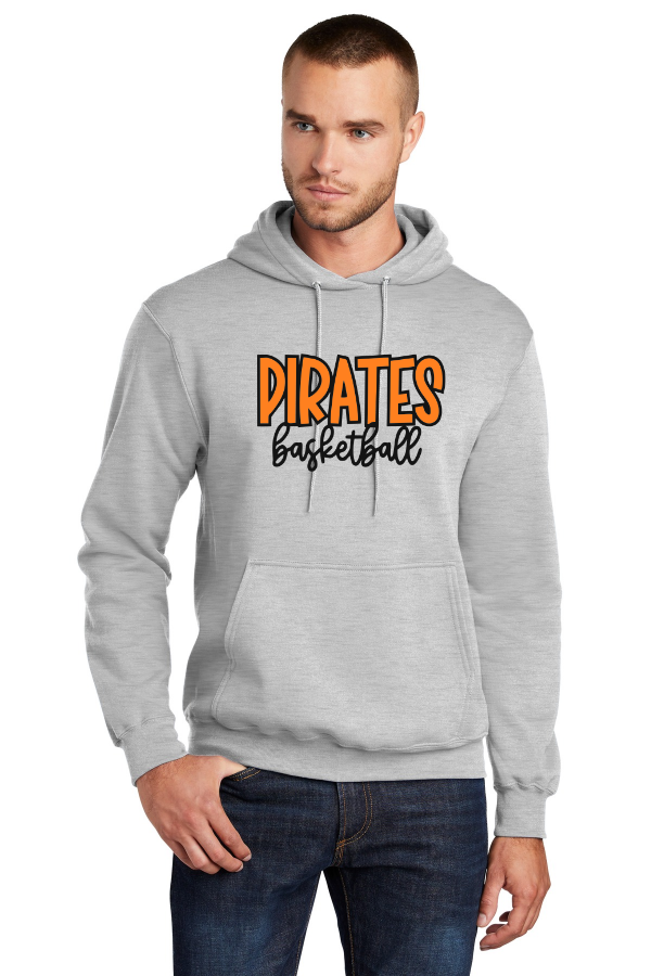 Pirate Basketball Pullover Hooded Sweatshirt