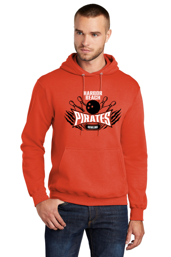 Harbor Beach Bowling Pullover Hooded Sweatshirt