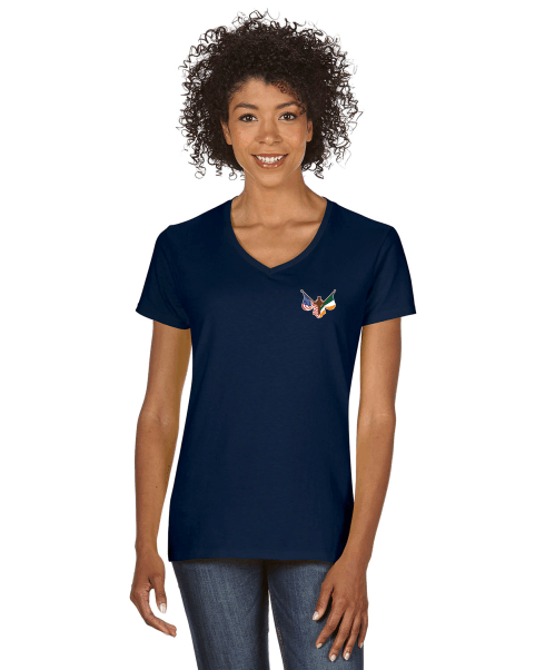 G500VL Ladies V Neck tee