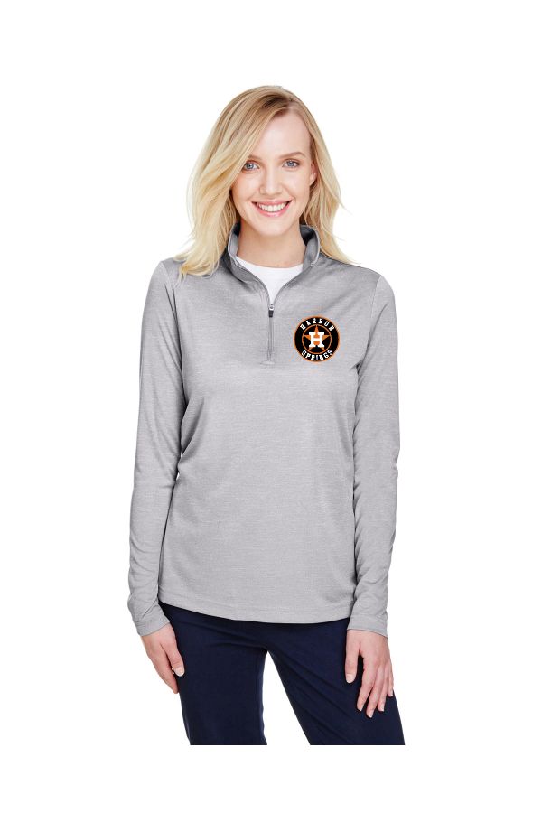 Ladies  Zone Sonic Heather Performance Quarter-Zip  TT31HW