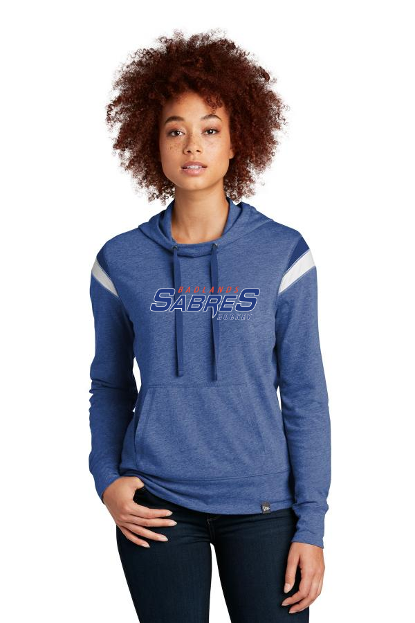 Ladies Heritage Blend Varsity Hoodie Printed