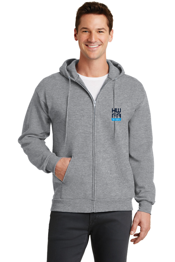Fleece Full-Zip Hooded Sweatshirt EMB (PC78ZH) S/A