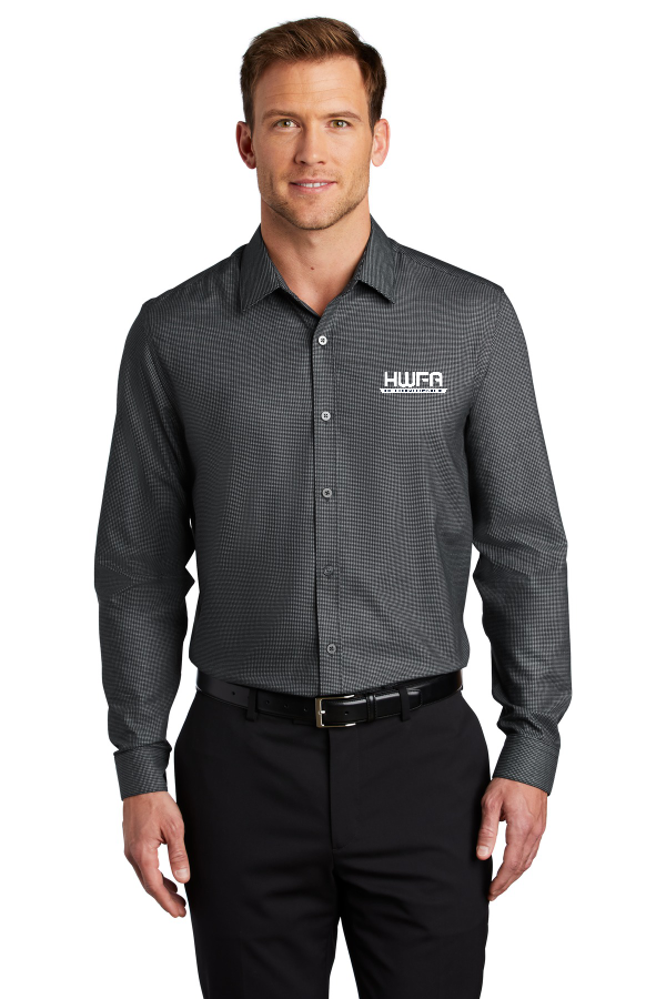 Pincheck Easy Care Shirt EMB (W645)