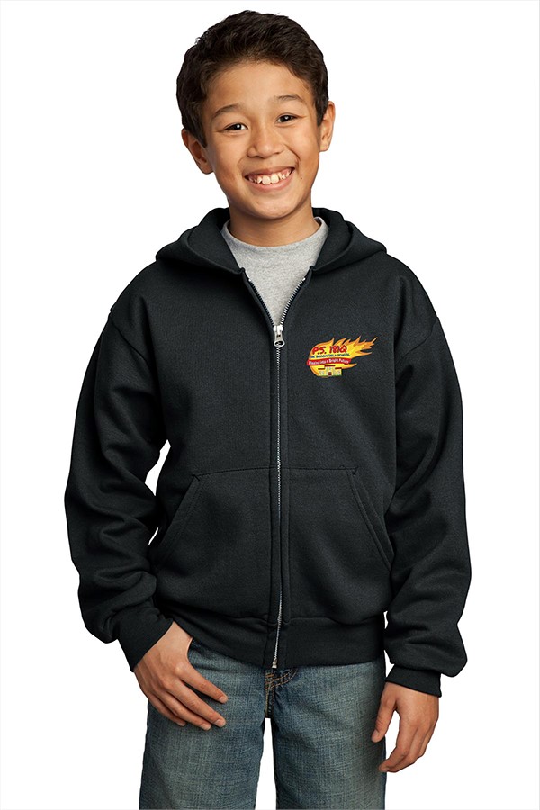 ZIPPERED HOODIE