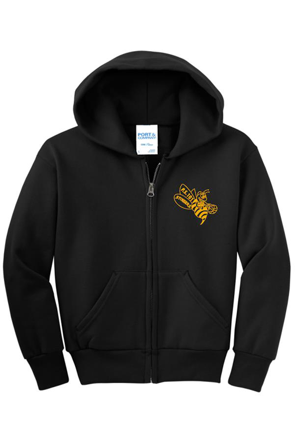 Zippered Sweatshirt - Bee