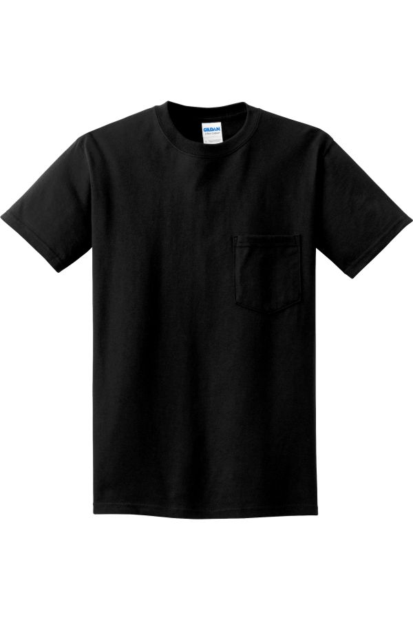 Gildan - 2300 Ultra Cotton 100% Cotton T-Shirt with Pocket 2300 w/ Printed logo